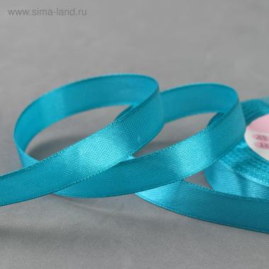 Лента атласная 50мм Голубая (23м) 6335