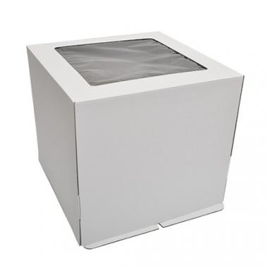Коробка для торта 35х35х35 с окном