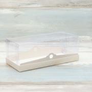 Коробка для рулета VM 31*13*13см с прозрачн. крышкой белая
