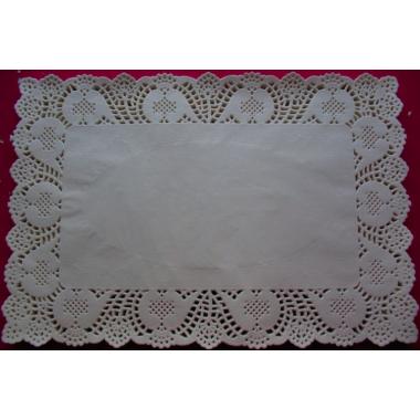 Салфетка бумажная 35*45 см белая (250шт) 62105